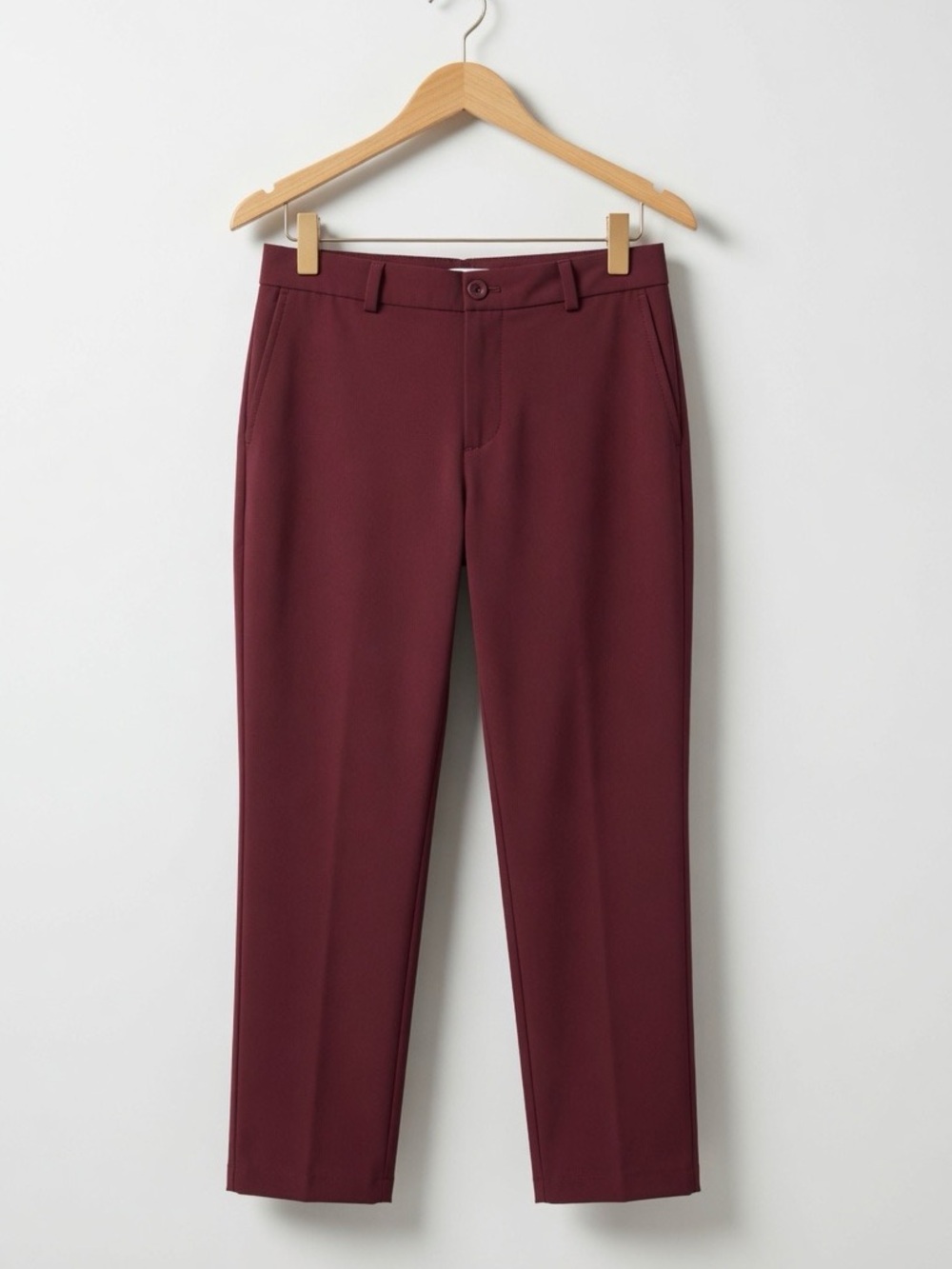 Vineyard Vines Performance Spandex Blend Maroon Straight Leg Dress Pants NWOT